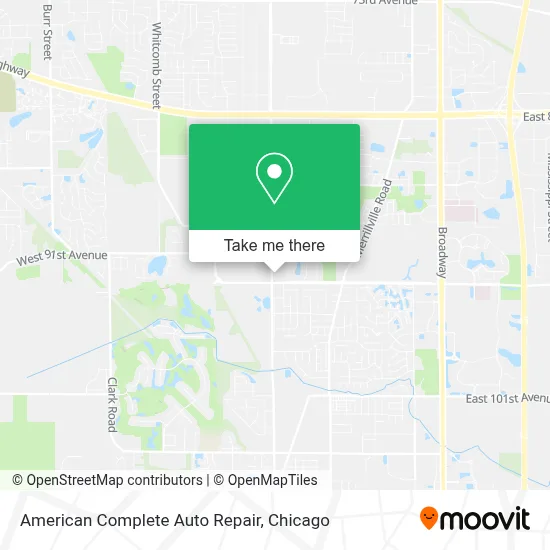 American Complete Auto Repair map