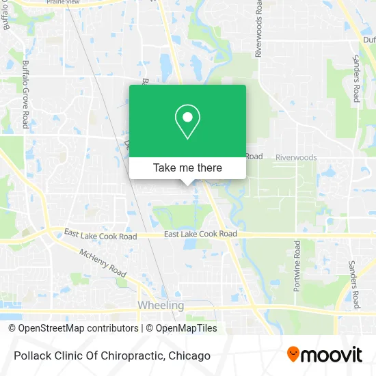 Pollack Clinic Of Chiropractic map