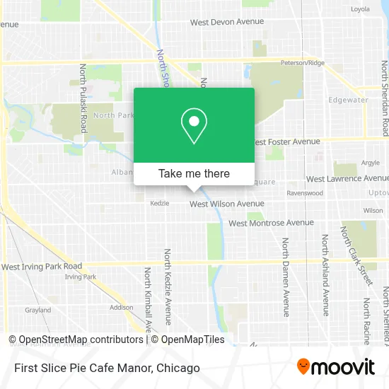 First Slice Pie Cafe Manor map