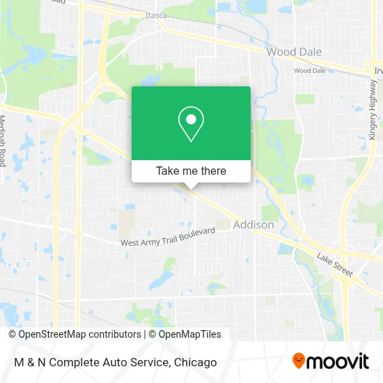 M & N Complete Auto Service map