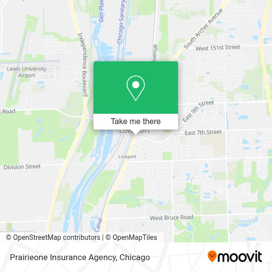 Prairieone Insurance Agency map