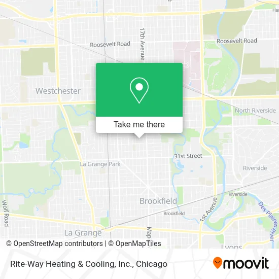 Rite-Way Heating & Cooling, Inc. map