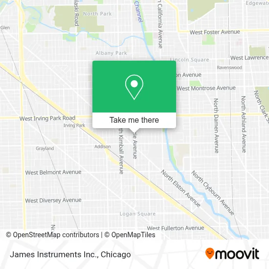 James Instruments Inc. map