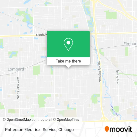 Patterson Electrical Service map