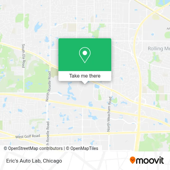 Eric's Auto Lab map
