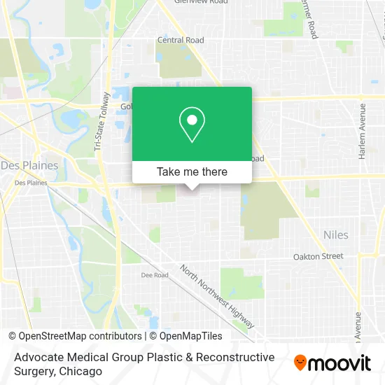 Advocate Medical Group Plastic & Reconstructive Surgery map