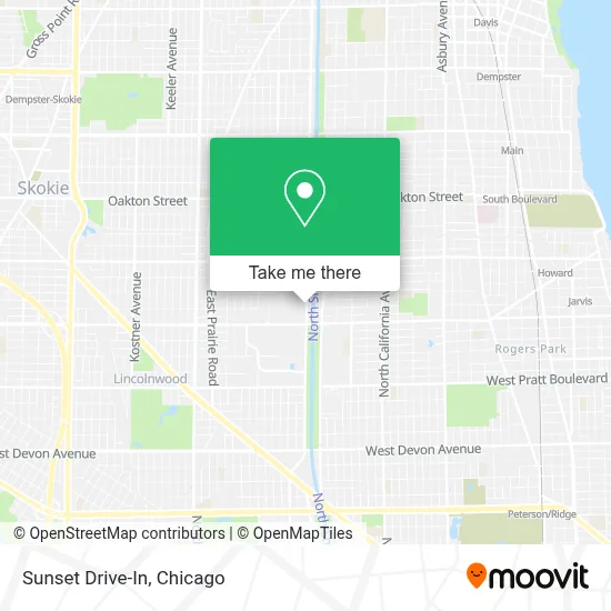 Sunset Drive-In map
