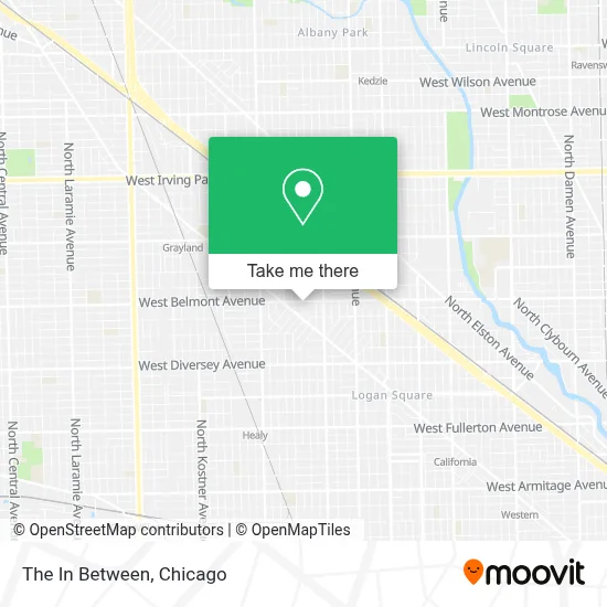 The In Between map