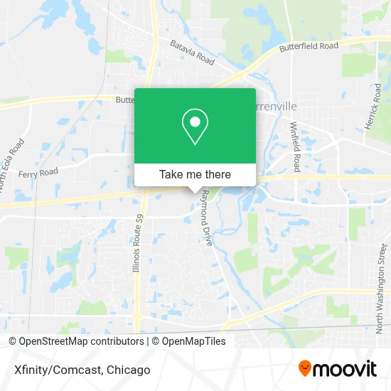 Xfinity/Comcast map