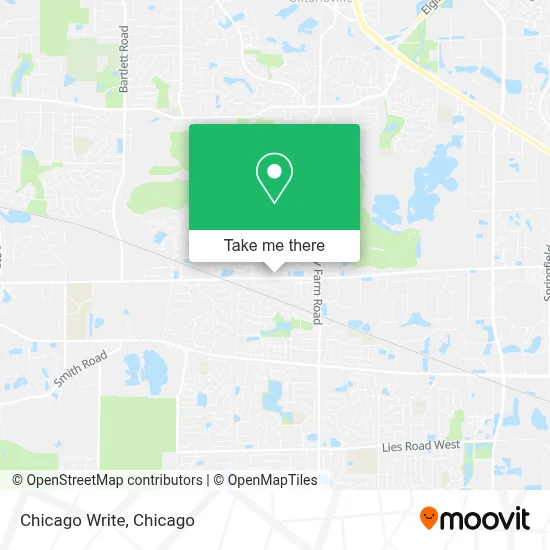 Chicago Write map