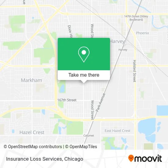Insurance Loss Services map