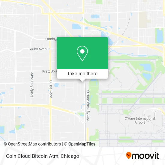 Coin Cloud Bitcoin Atm map
