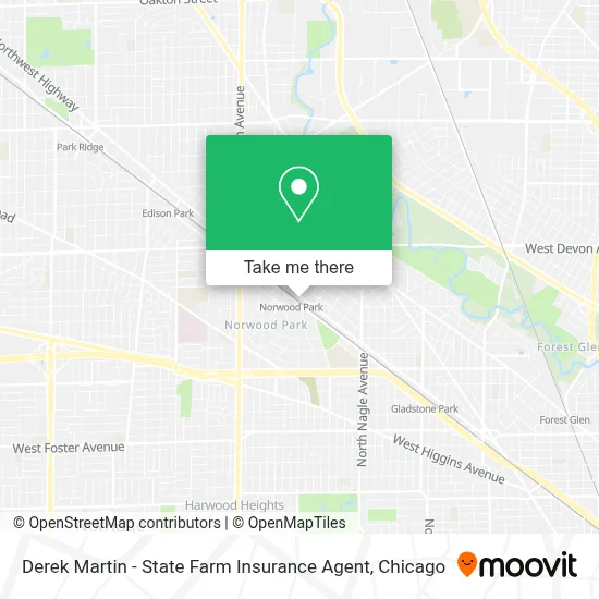 Derek Martin - State Farm Insurance Agent map