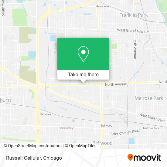 Russell Cellular map