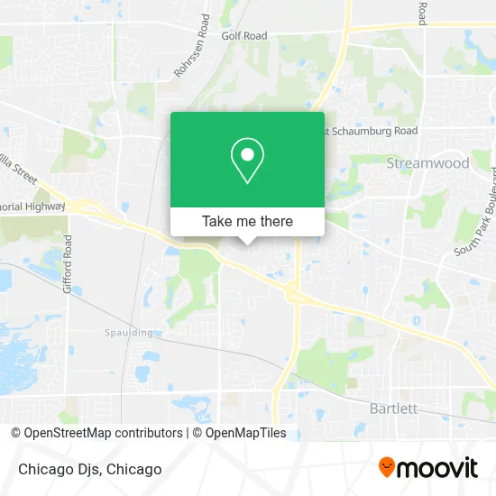 Chicago Djs map