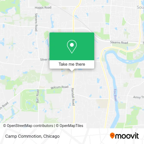 Camp Commotion map