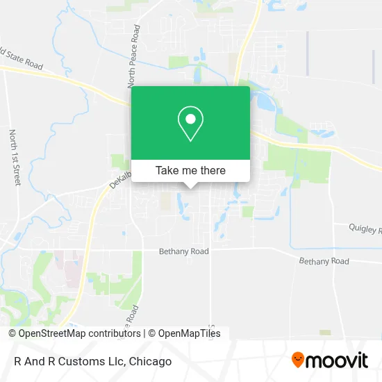 R And R Customs Llc map