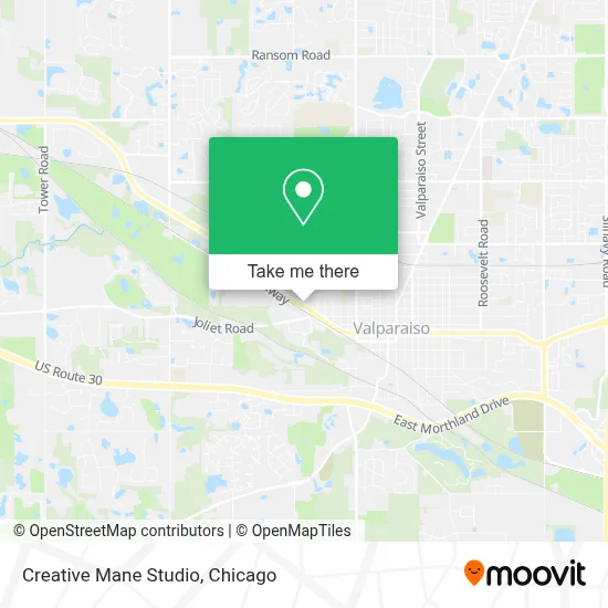 Creative Mane Studio map