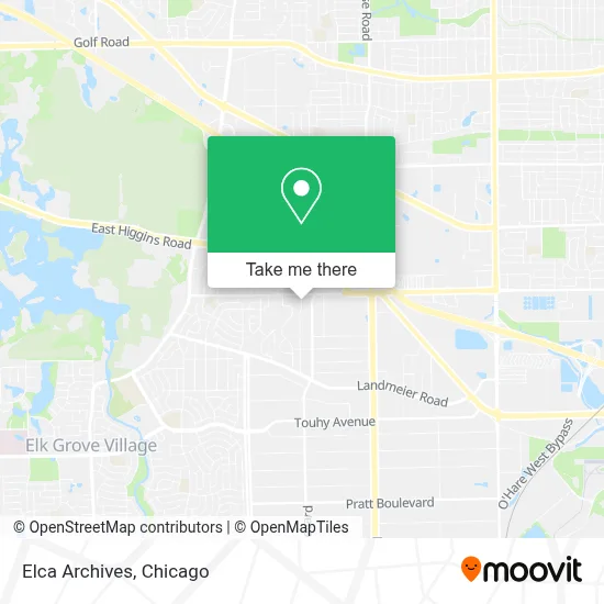 Elca Archives map