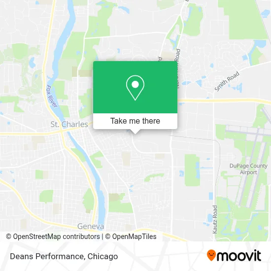 Deans Performance map