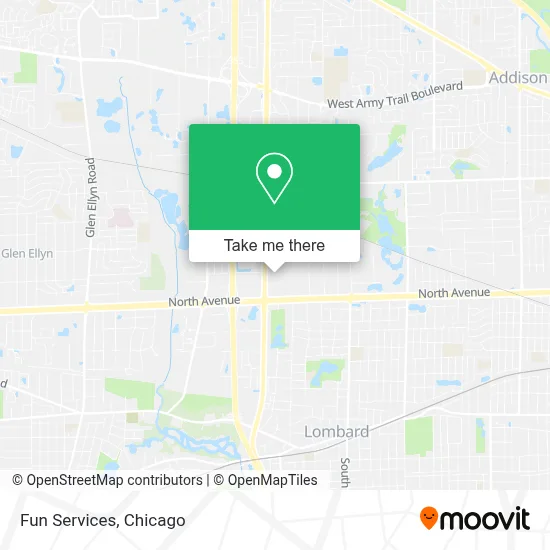 Fun Services map