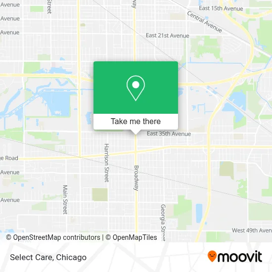 Select Care map