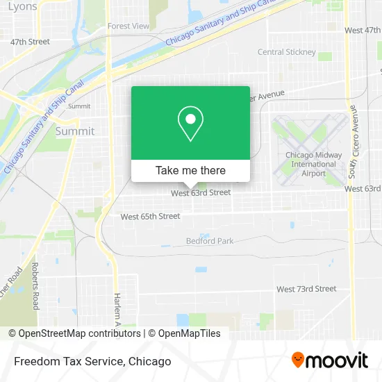Freedom Tax Service map