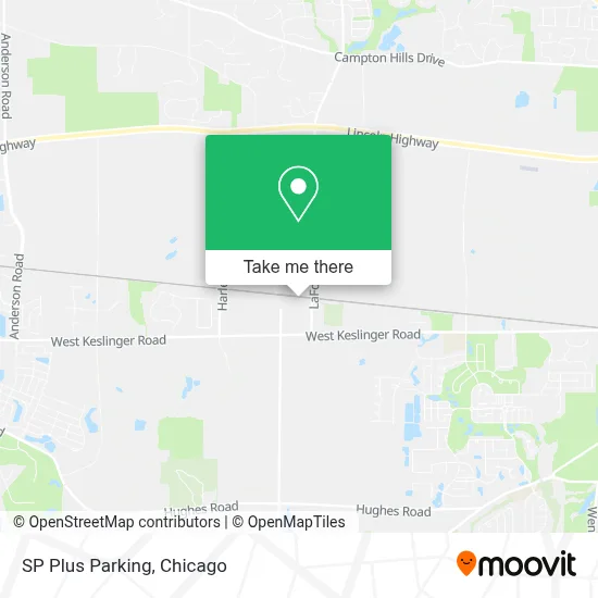 SP Plus Parking map
