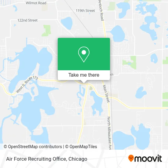 Air Force Recruiting Office map