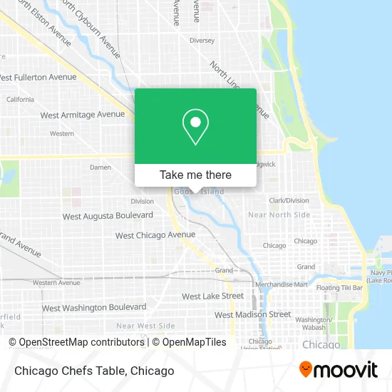 Chicago Chefs Table map