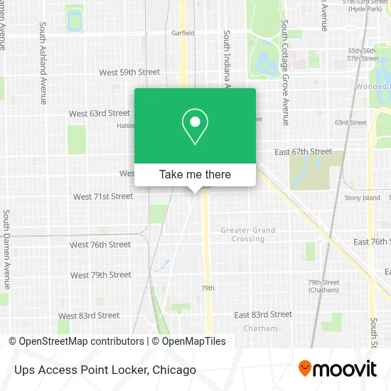 Ups Access Point Locker map