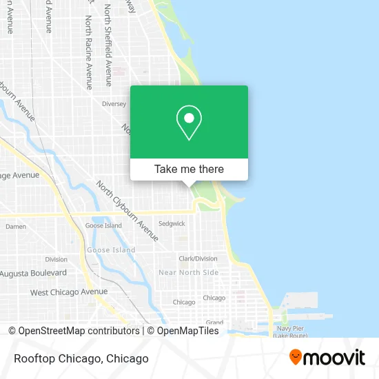 Rooftop Chicago map