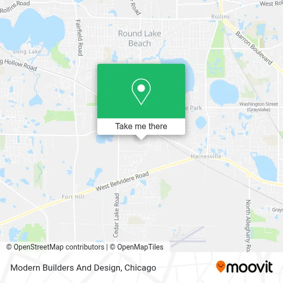 Modern Builders And Design map