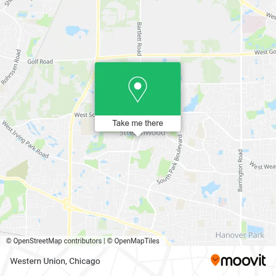Western Union map