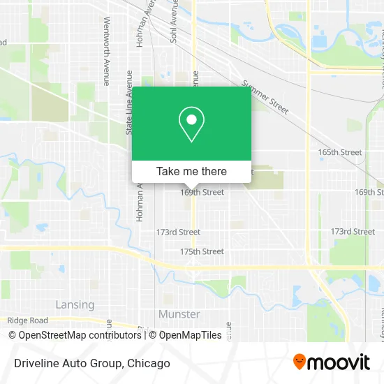 Driveline Auto Group map