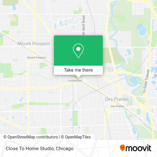 Close To Home Studio map