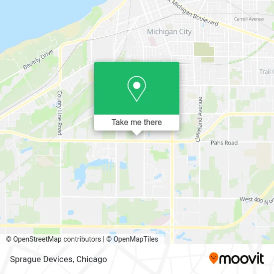 Sprague Devices map