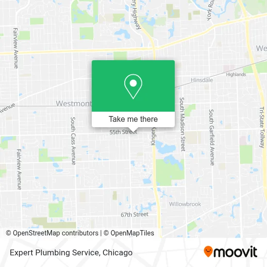 Expert Plumbing Service map