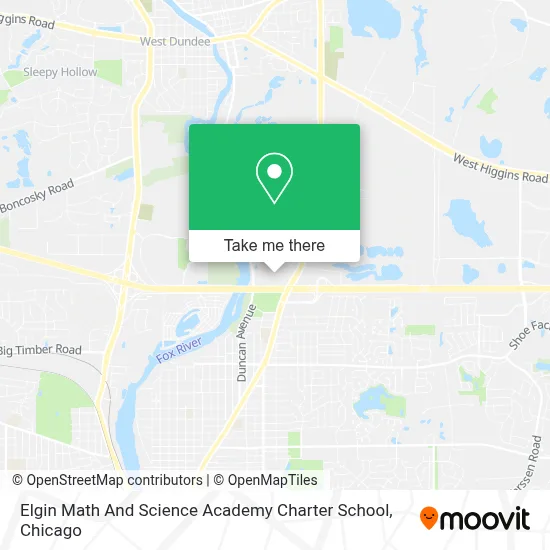 Elgin Math And Science Academy Charter School map