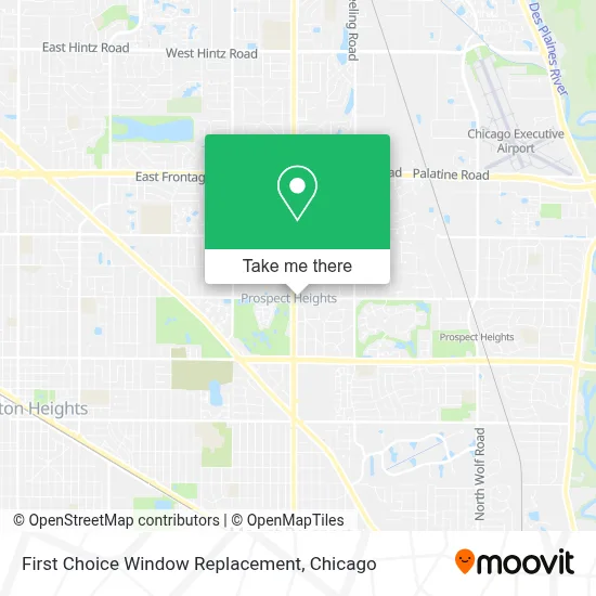First Choice Window Replacement map