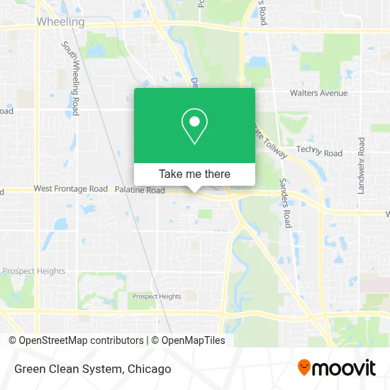 Green Clean System map