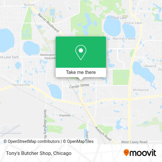 Tony's Butcher Shop map