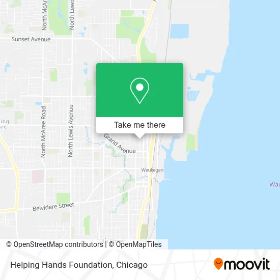 Helping Hands Foundation map
