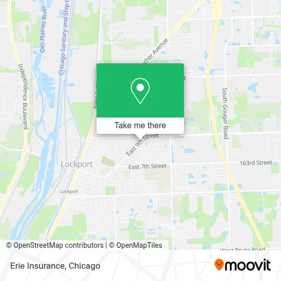 Erie Insurance map