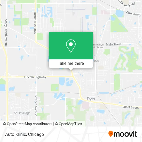 Auto Klinic map