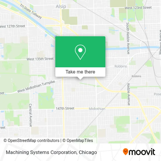 Machining Systems Corporation map