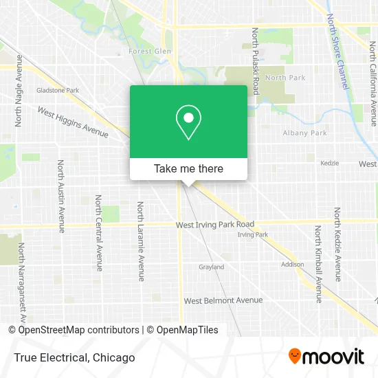 True Electrical map