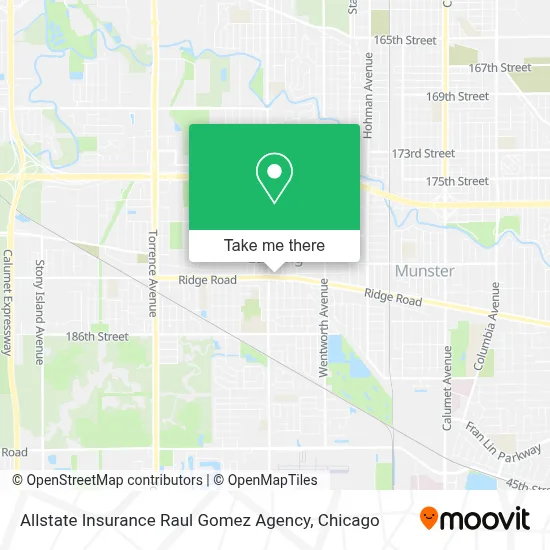Allstate Insurance Raul Gomez Agency map