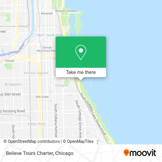 Believe Tours Charter map