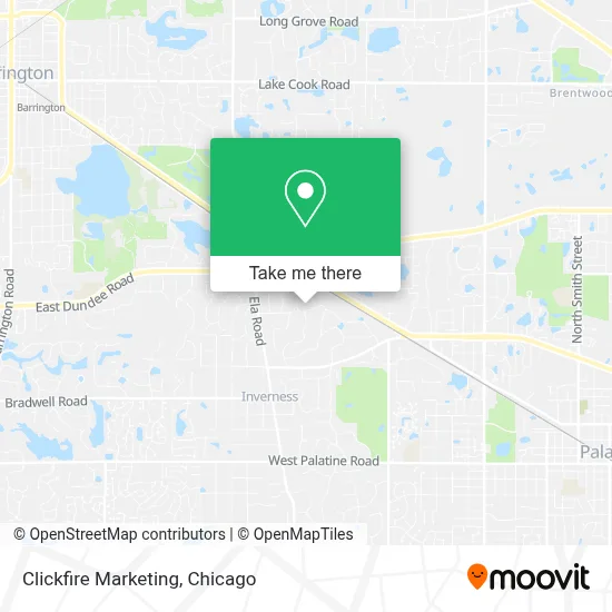 Clickfire Marketing map